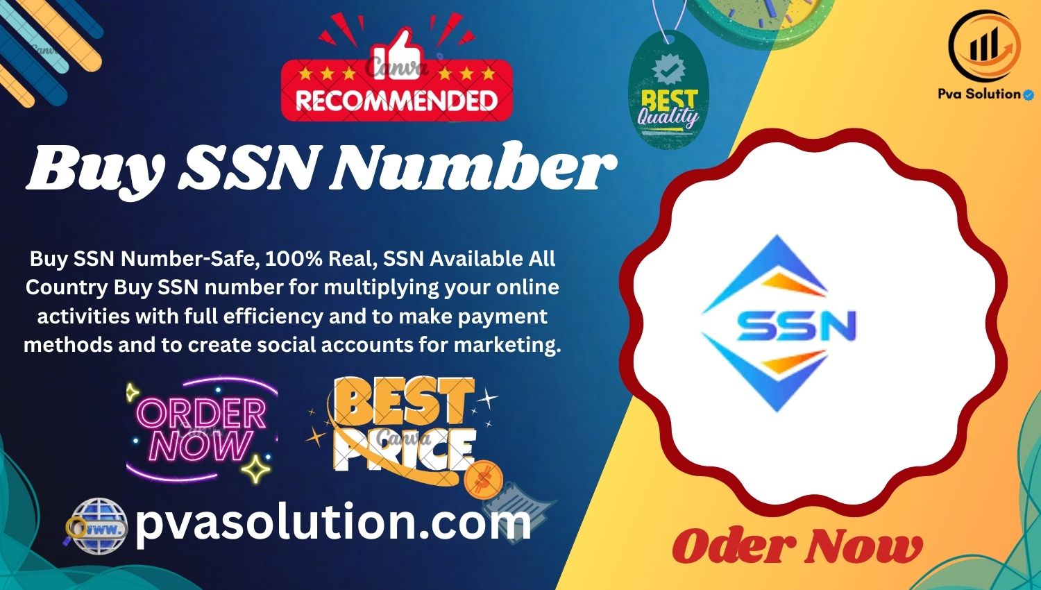Buy SSN number